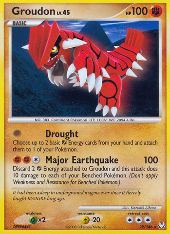 Pokemon Card - Diamond & Pearl 29/130 - HIPPOWDON (rare)